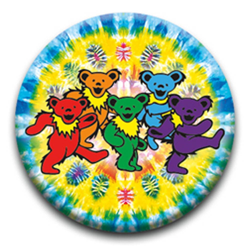 GRATEFUL DEAD グレイトフルデッド (結成 60周年 ) - DANCING BEARS / バッジ - PGS